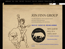 Tablet Screenshot of jonfinn.com